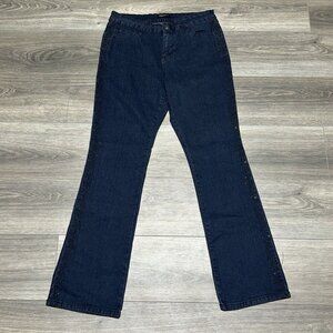 Roz & Ali Size 12 Average Jeans embroidery down leg / Back Pockets